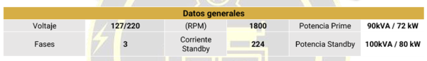 Planta Eléctrica Enermax GDC100SS-YN – 100 kVA | Generador Diésel Cummins Insonorizado RETIE - Imagen 4