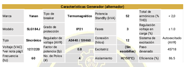 Planta eléctrica Enermax GDC50SS-YN - Imagen 4